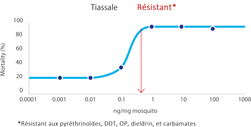 Efficace contre les moustiques résistants