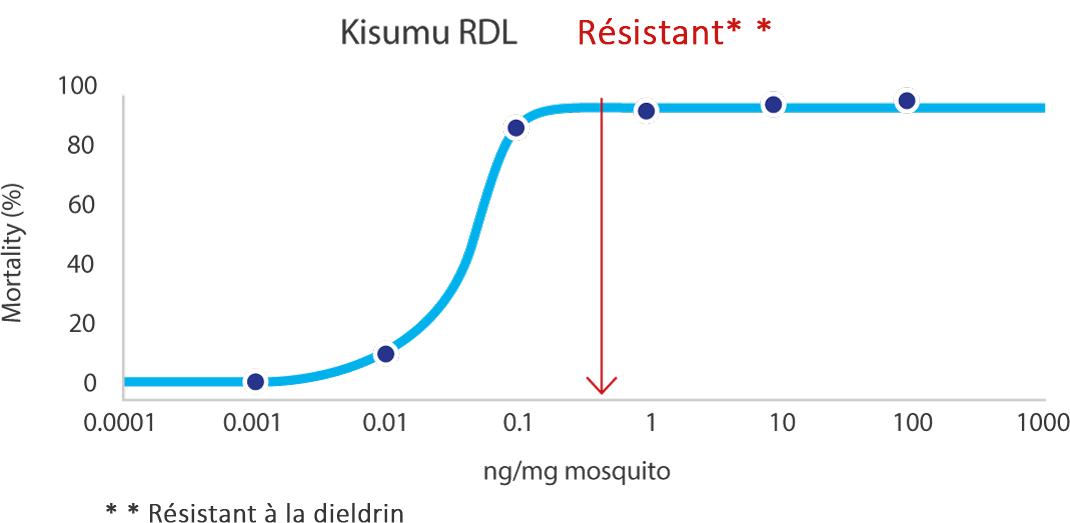 Efficace contre les moustiques résistants